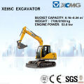 XCMG excavator XE85C(Bucket Capacity: 0.34m3, Operating Weight: 8100kg) of cheap excavator